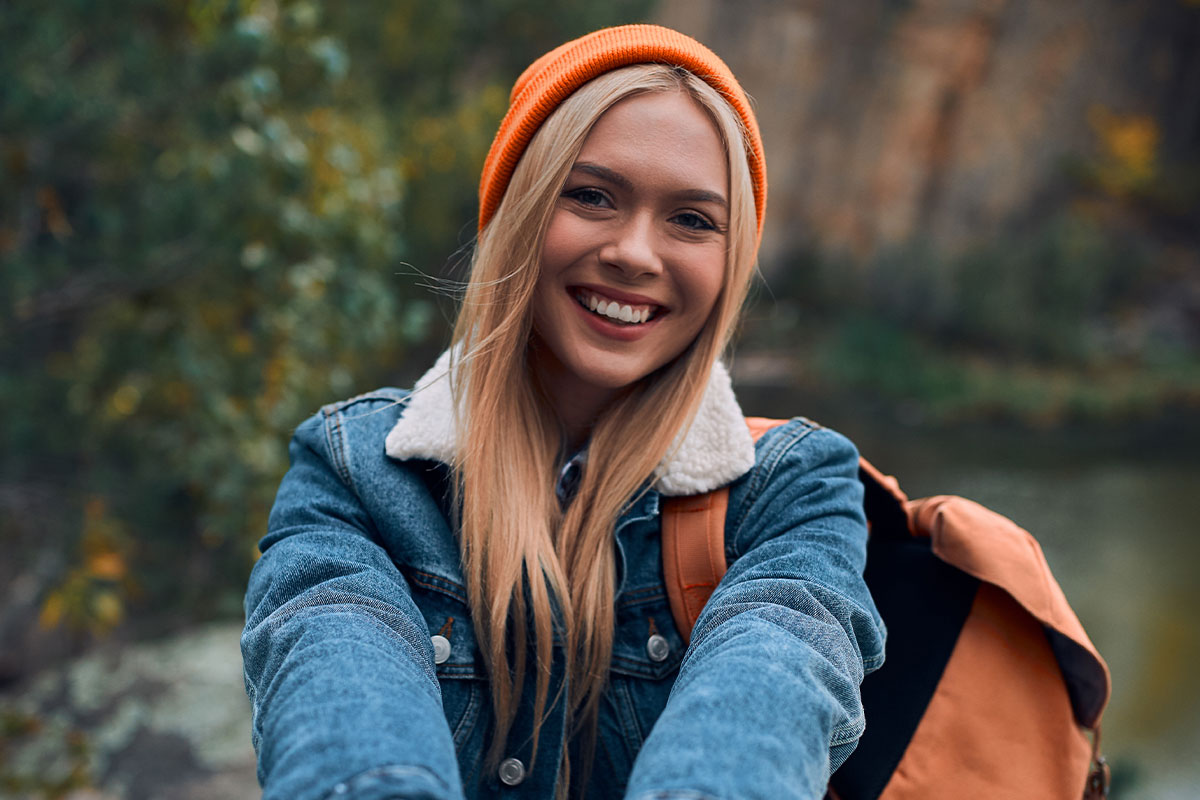 woman after dermal fillers in Medford