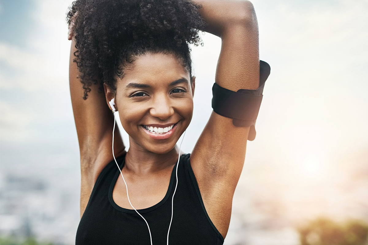 woman after Medford IPL photofacial